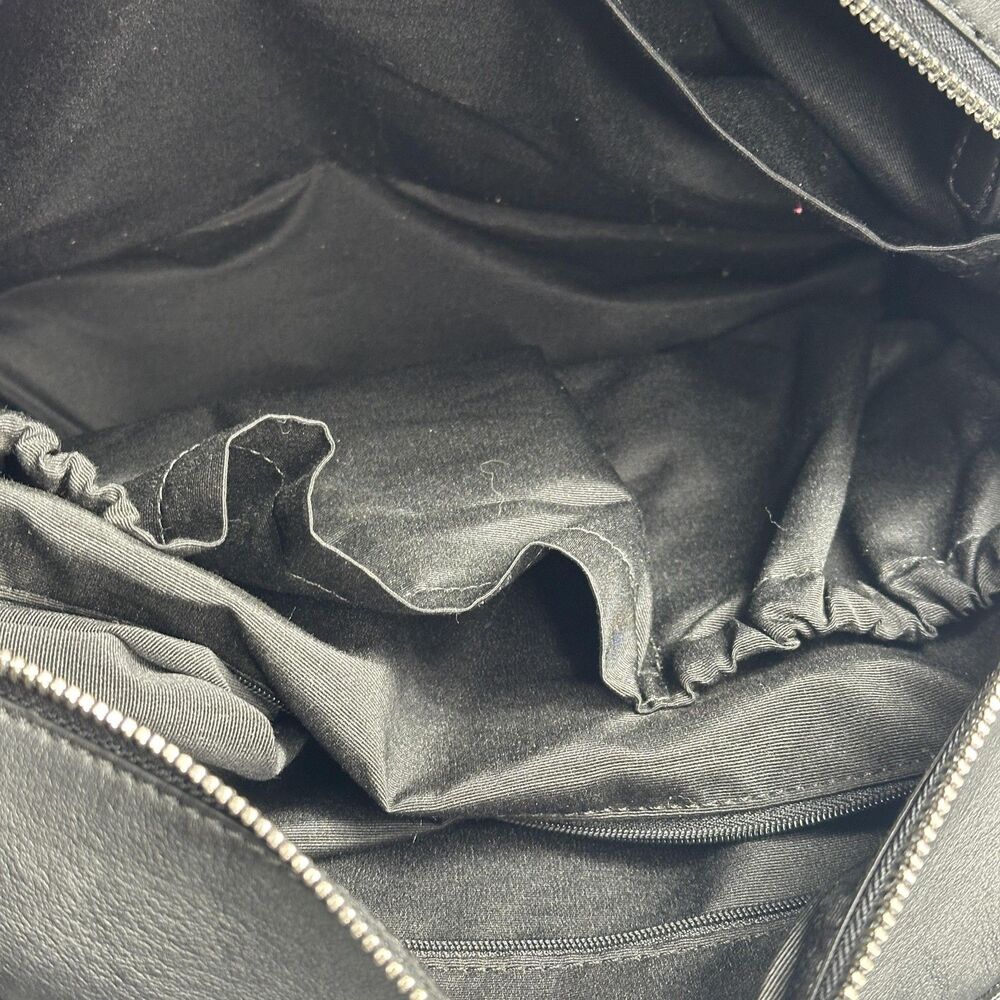 Coach Addison Tote Black Leather Diaper Bag Satchel Shoulder Crossbody F18374 - Picture 12 of 15